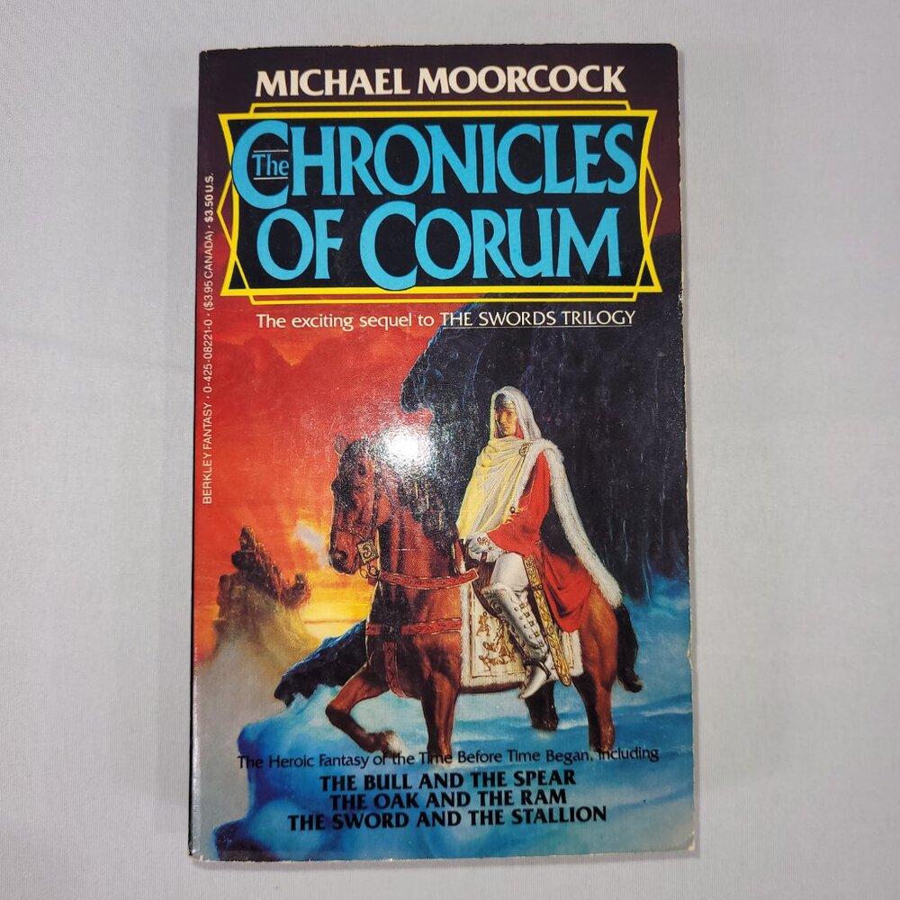 Michael Moorcock The Chronicles of Corum Berkley 70s 80s Fantasy Book Series